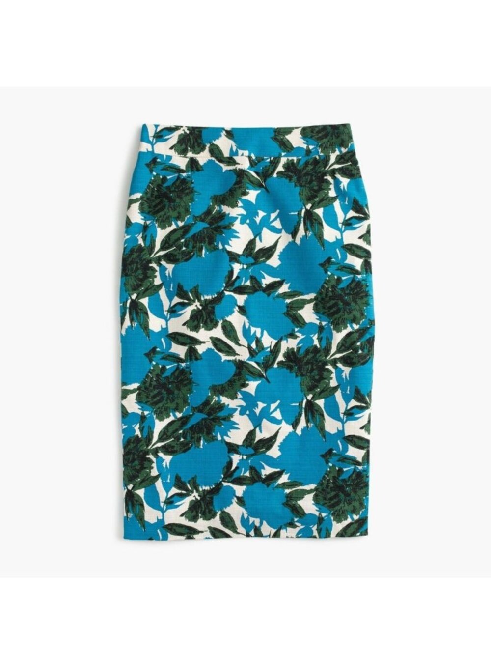 J. CREW | No.2 Pencil Skirt| Vibrant Floral | #G8458 | Size 4